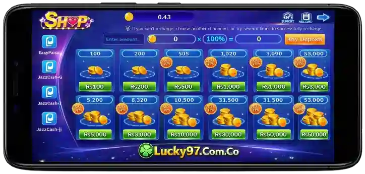 Lucky 97 Game Deposit